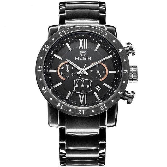 Relógio Masculino Megir Aço Inox - Lumero