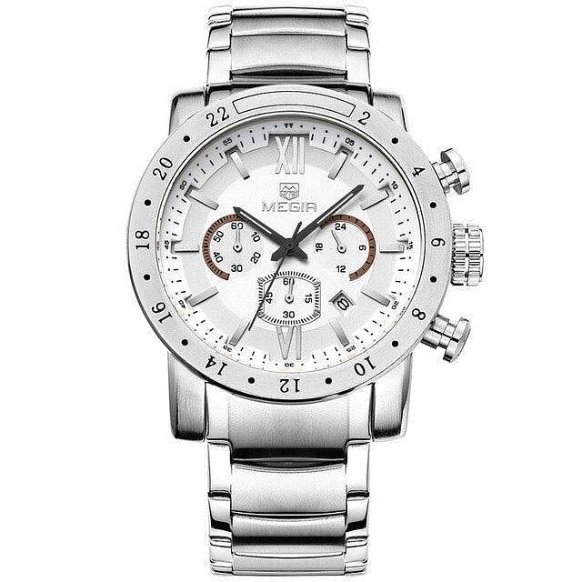 Relógio Masculino Megir Aço Inox - Lumero